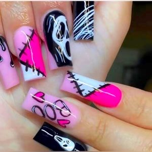 Scream GhostFace Press On Nails
